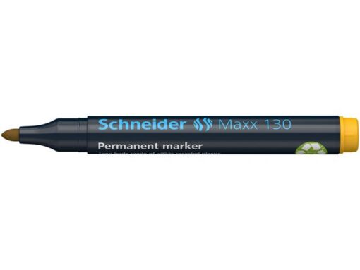 Marker Schneider Maxx 130 permanent ronde punt geel