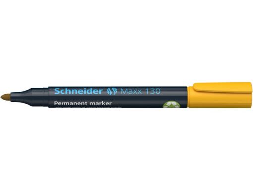 Marker Schneider Maxx 130 permanent ronde punt geel