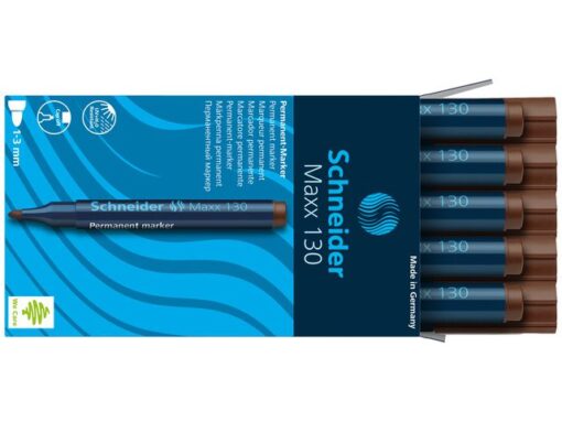 Marker Schneider Maxx 130 permanent ronde punt bruin
