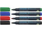 Marker Schneider Maxx 130 permanent ronde punt etui á 4     stuks