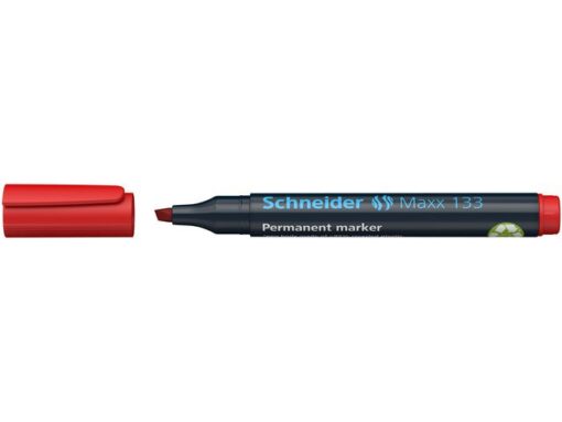 Marker Schneider Maxx 133 permanent beitelpunt rood