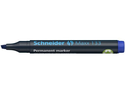 Marker Schneider Maxx 133 permanent beitelpunt blauw