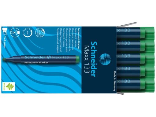 Marker Schneider Maxx 133 permanent beitelpunt groen