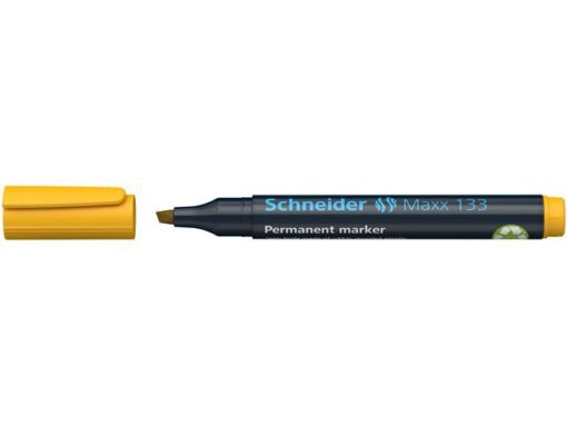 Marker Schneider Maxx 133 permanent beitelpunt geel