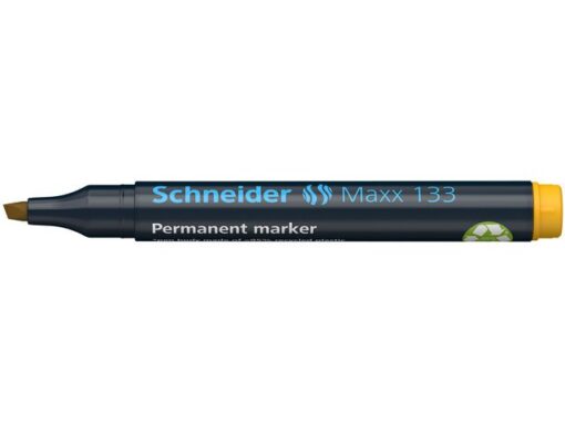Marker Schneider Maxx 133 permanent beitelpunt geel