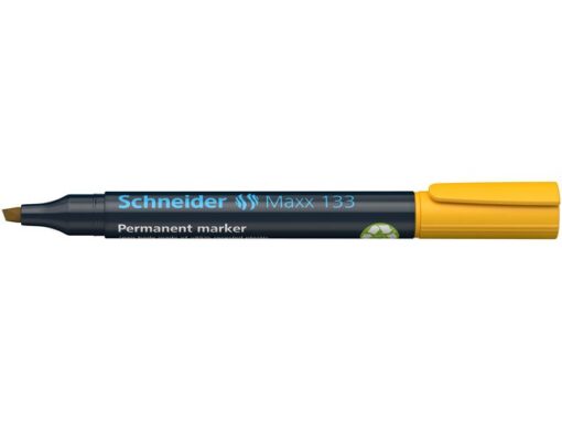 Marker Schneider Maxx 133 permanent beitelpunt geel
