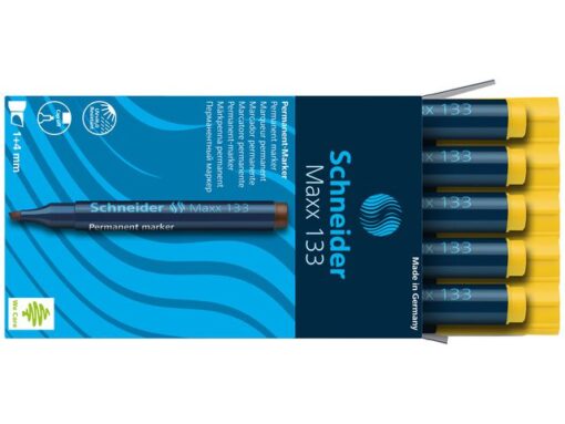 Marker Schneider Maxx 133 permanent beitelpunt geel