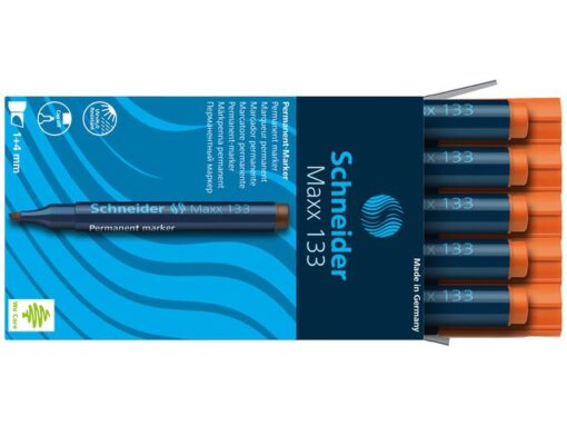 Marker Schneider Maxx 133 permanent beitelpunt oranje