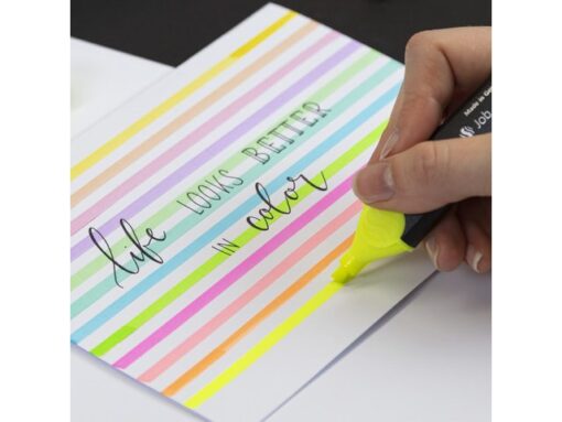 Tekstmarker Schneider Job 150 etui a 8 stuks assorti kleuren
