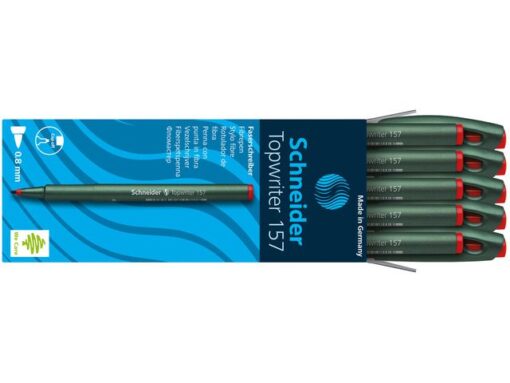 Fineliner Schneider Topwriter 157 0,8 mm rood