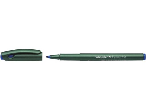 Fibrepen Schneider Topwriter 157 0,8 mm blauw