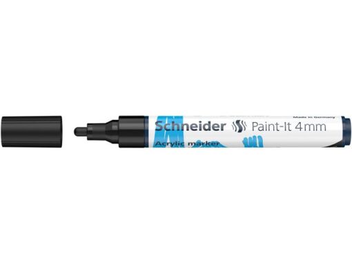 Acryl Marker Schneider Paint-it 320 4mm zwart