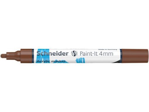 Acryl Marker Schneider Paint-it 320 4mm bruin