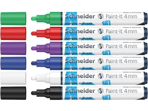Acryl Marker Schneider Paint-it 320 4mm etui 6st.