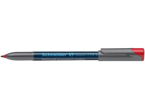 Universele marker Schneider Maxx 224 M permanent rood