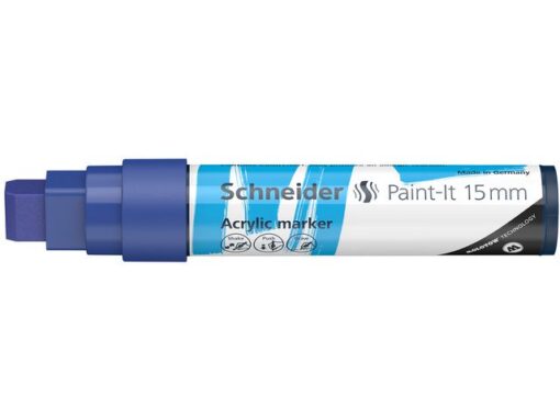 Acryl Marker Schneider Paint-it 330 15mm blauw