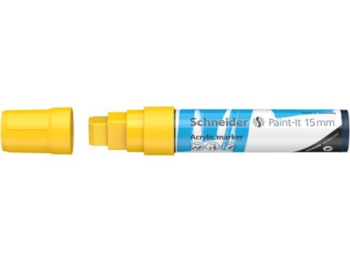 Acryl Marker Schneider Paint-it 330 15mm geel
