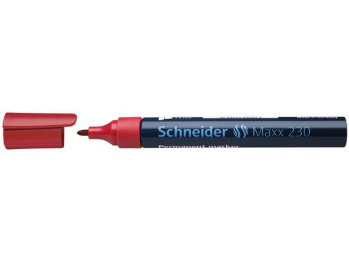 Marker Schneider Maxx 230 permanent ronde punt rood