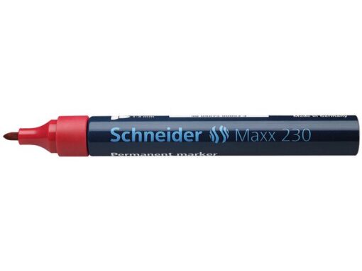Marker Schneider Maxx 230 permanent ronde punt rood