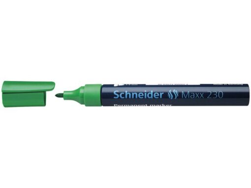 Marker Schneider Maxx 230 permanent ronde punt groen