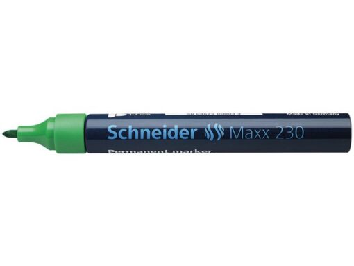 Marker Schneider Maxx 230 permanent ronde punt groen