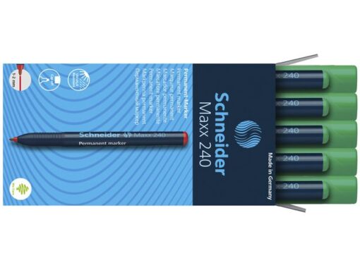 Marker Schneider Maxx 240 permanent ronde punt groen
