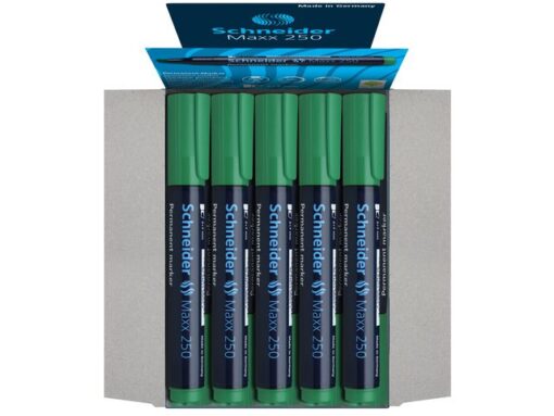 Marker Schneider Maxx 250 permanent beitelpunt groen