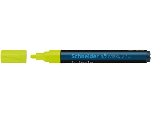 Lakmarker Schneider Maxx 270 1-3 mm fluor geel