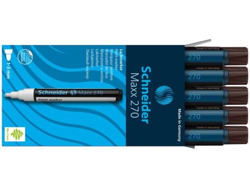 Lakmarker Schneider Maxx 270 1-3 mm bruin