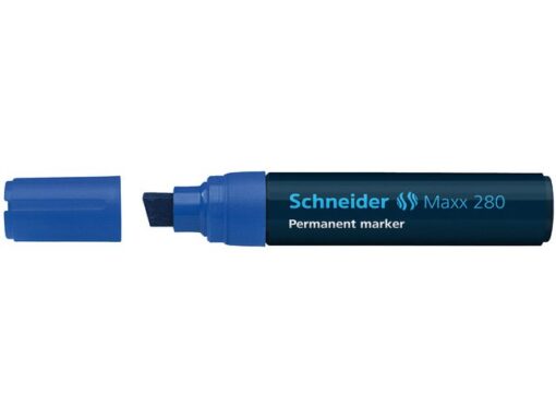 Marker Schneider Maxx 280 permanent beitelpunt blauw