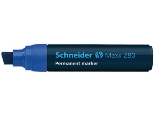 Marker Schneider Maxx 280 permanent beitelpunt blauw