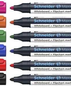 dat betekent dat de marker meerdere dagen zonder dop kan liggen zonder uit te drogen. Eenvoudig en schoon navulbaar met refill-station 665. De behuizing bestaat voor 95% uit gerecycled plastic. Doos 5+1 gratis. Kleuren: Zwart