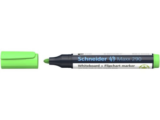 Boardmarker Schneider Maxx 290 ronde punt licht groen