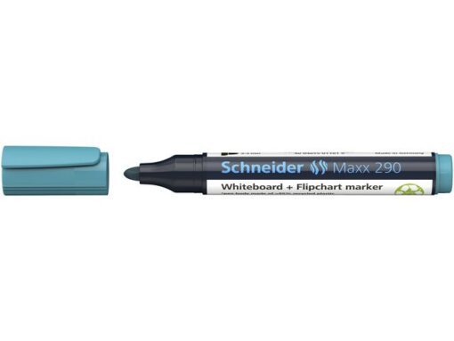 Boardmarker Schneider Maxx 290 ronde punt turquoise