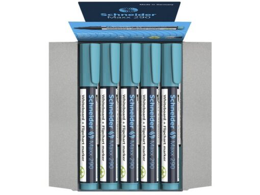 Boardmarker Schneider Maxx 290 ronde punt turquoise
