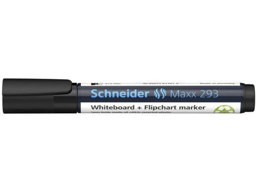 Boardmarker Schneider Maxx 293 beitelpunt 2-5 mm zwart