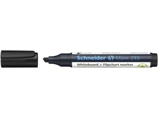 Boardmarker Schneider Maxx 293 beitelpunt 2-5 mm zwart