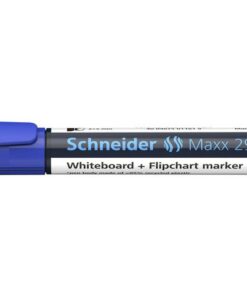 Marker met beitelpunt voor whiteboard en flipover. Schrijfbreedte ca. 2 - 5 mm. Vrijwel reukloos en sneldrogend. 'Cap-off' inkt dat betekent dat de marker meerdere dagen zonder dop kan liggen zonder uit te drogen. Eenvoudig en schoon navulbaar met refill-station 665. De behuizing bestaat voor 95% uit gerecycled plastic. Schrijfkleur blauw.
