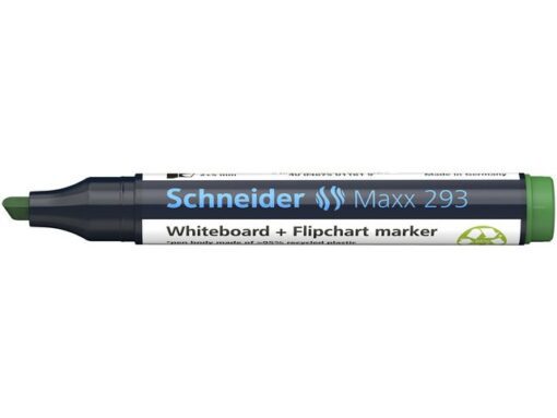Boardmarker Schneider Maxx 293 beitelpunt 2-5 mm groen