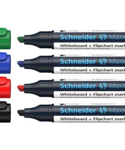 Marker met beitelpunt voor whiteboard en flipover. Schrijfbreedte ca. 2 - 5 mm. Vrijwel reukloos en sneldrogend. 'Cap-off' inkt dat betekent dat de marker meerdere dagen zonder dop kan liggen zonder uit te drogen. Eenvoudig en schoon navulbaar met refill-station 665. De behuizing bestaat voor 95% uit gerecycled plastic. Etui à 4 stuks assorti.
