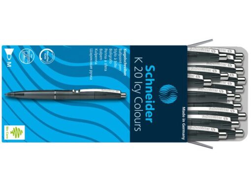 Balpen Schneider K20 "Icy Colours" zwart
