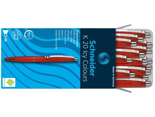 Balpen Schneider K20 "Icy Colours" rood