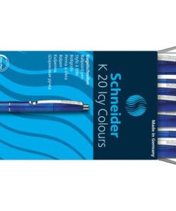 Drukbalpen in frisse transparante kleuren. De licht gewelfde houder zorgt voor een aangename schrijfhouding