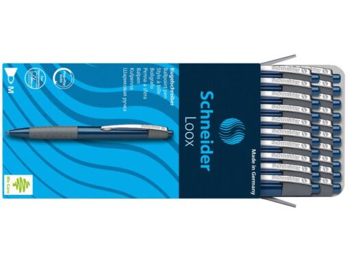 Balpen Schneider Loox softgrip blauw