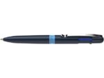 Balpen Schneider Take 4 donkerblauw/ lichtblauw