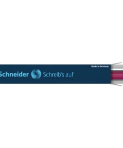 gekleurde rubberen strepen rondom de houder. Door de grip zone krijg je een comfortabel houvast en het voorkomt dat je vingers wegglijden. De drie gegolfde lijnen van zacht materiaal reflecteren het logo van Schneider. De Viscoglide technologie zorgt voor makkelijk