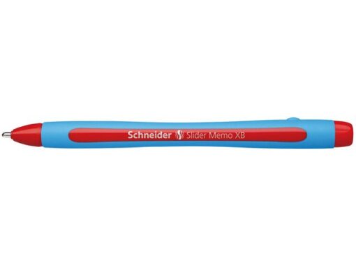 Balpen Schneider Slider Memo XB 1,4mm kogelbreedte rood