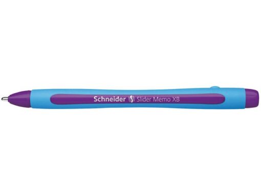 Balpen Schneider Slider Memo XB 1,4mm kogelbreedte violet
