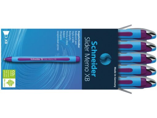 Balpen Schneider Slider Memo XB 1,4mm kogelbreedte violet