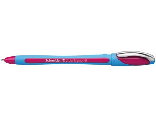 Balpen Schneider Slider Memo XB 1,4mm kogelbreedte roze